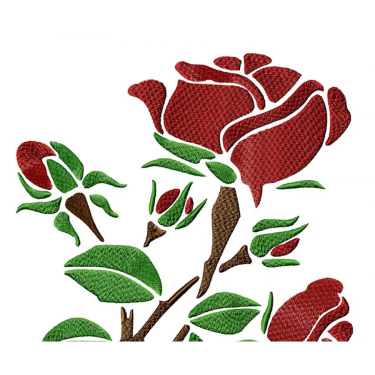Detail Rose Stilisiert Nomer 21