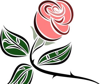 Detail Rose Stilisiert Nomer 5