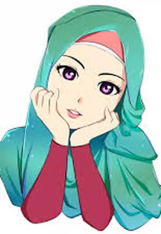 Download Gambar Cewek Hijab Kartun Nomer 44