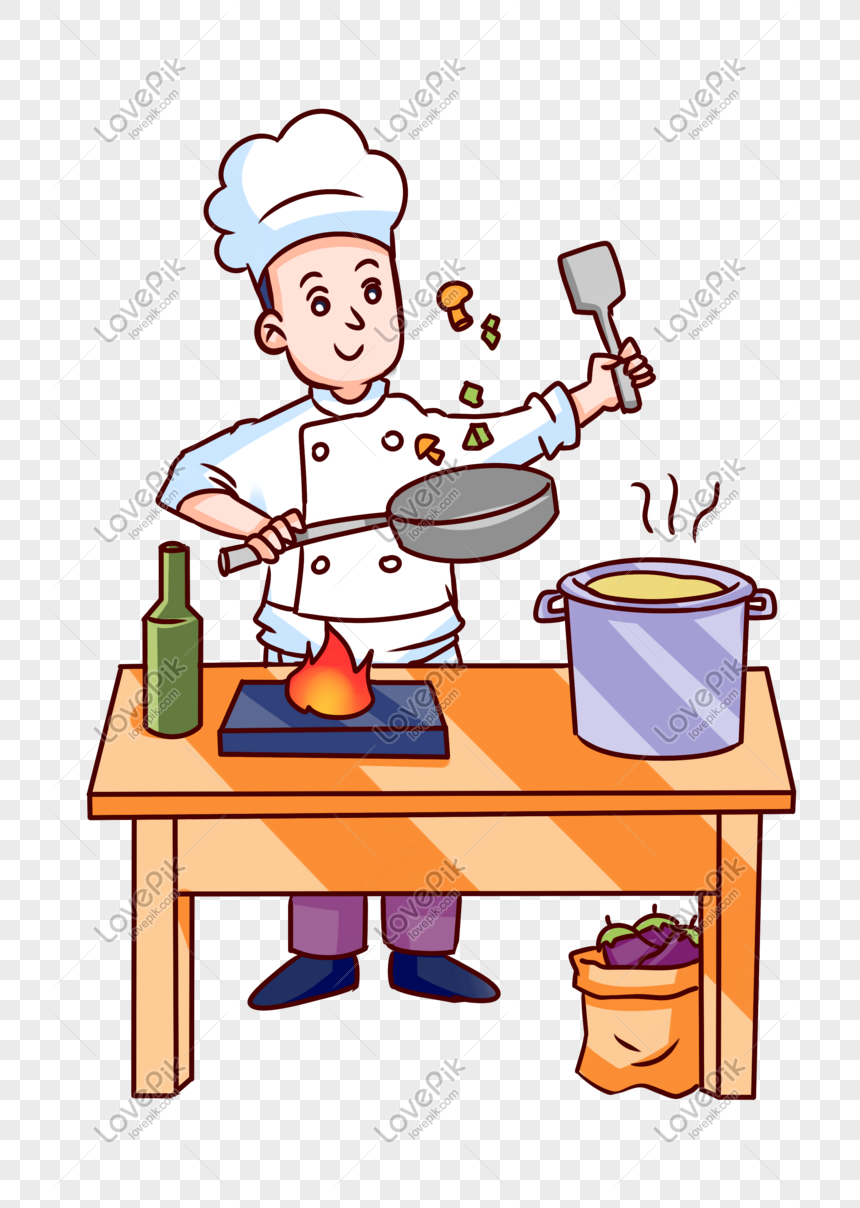 Detail Gambar Chef Sedang Memasak Nomer 20