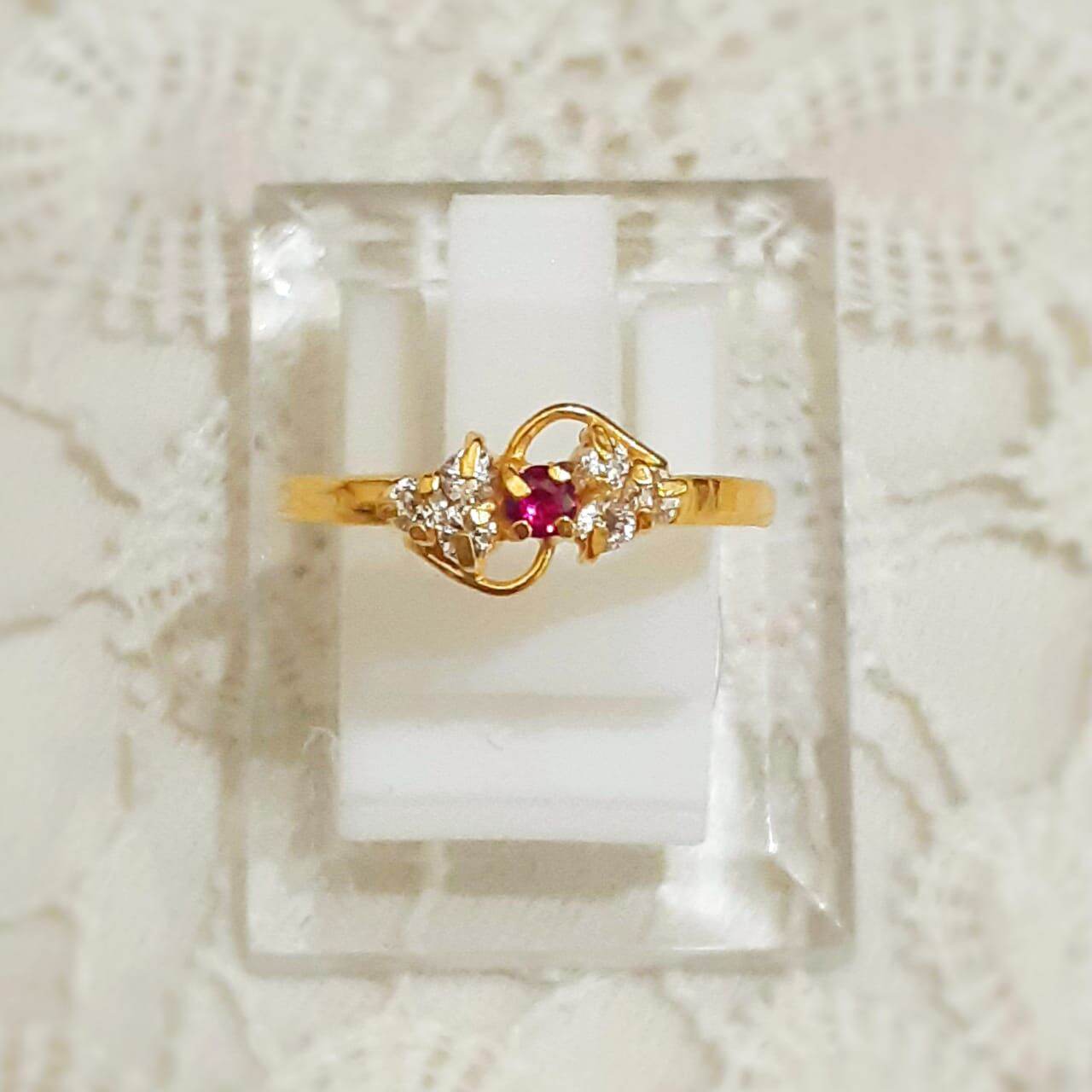 Detail Gambar Cincin Emas 1 Gram Nomer 40