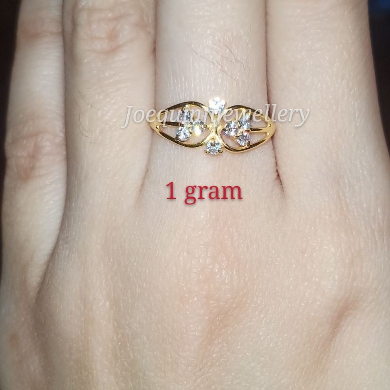 Detail Gambar Cincin Emas 1 Gram Nomer 8