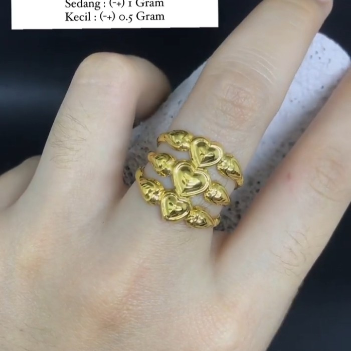 Detail Gambar Cincin Emas 2 Gram Nomer 50