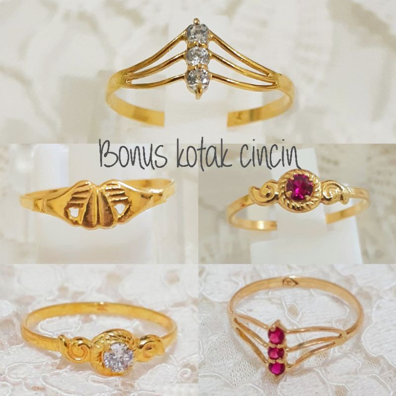 Detail Gambar Cincin Emas 2 Gram Nomer 58