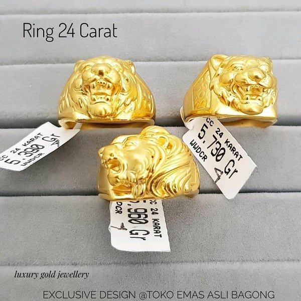 Detail Gambar Cincin Emas 24 Karat Nomer 41