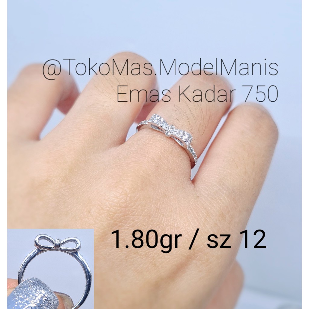 Detail Gambar Cincin Emas Putih Terbaru Nomer 11