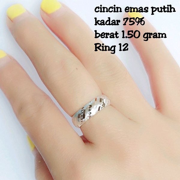 Detail Gambar Cincin Emas Putih Terbaru Nomer 43