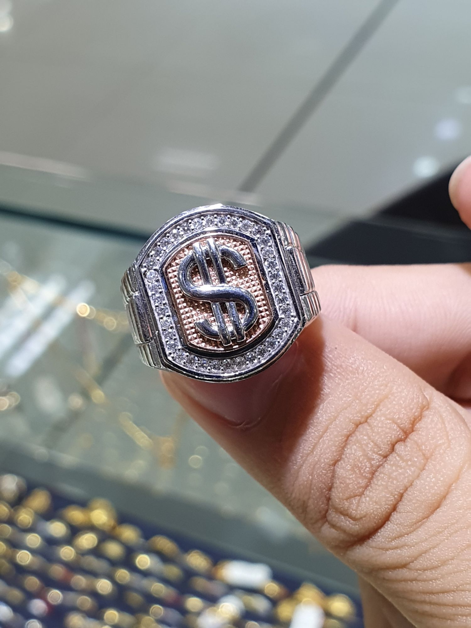 Detail Gambar Cincin Emas Putih Terbaru Nomer 52