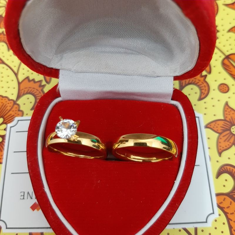 Detail Gambar Cincin Emas Tunangan Nomer 13