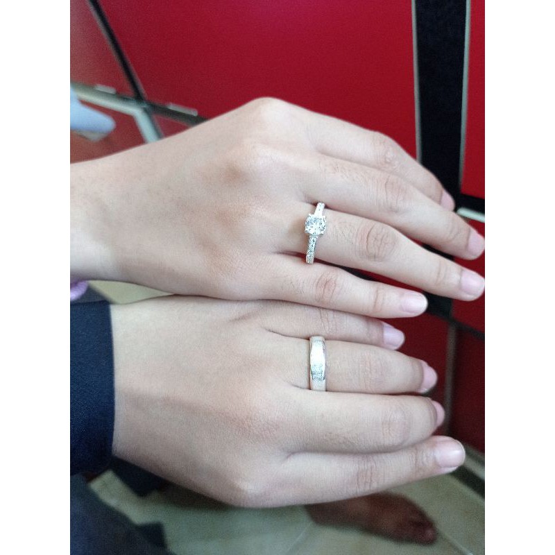 Detail Gambar Cincin Kawin Perak Nomer 38