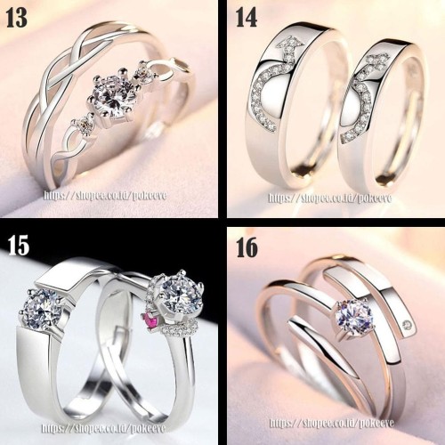 Detail Gambar Cincin Kawin Perak Nomer 55