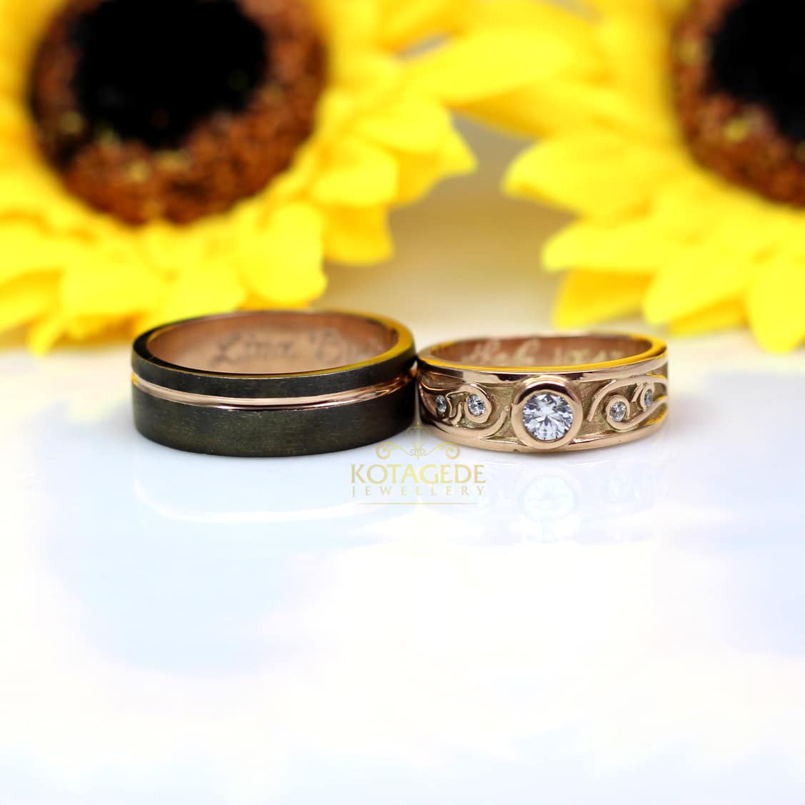 Detail Gambar Cincin Pernikahan Warna Hitam Nomer 40