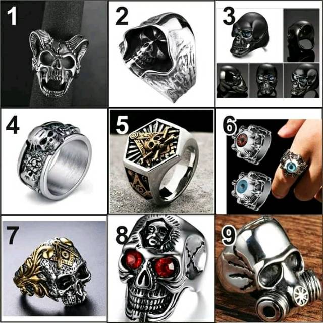 Detail Gambar Cincin Tengkorak Nomer 2