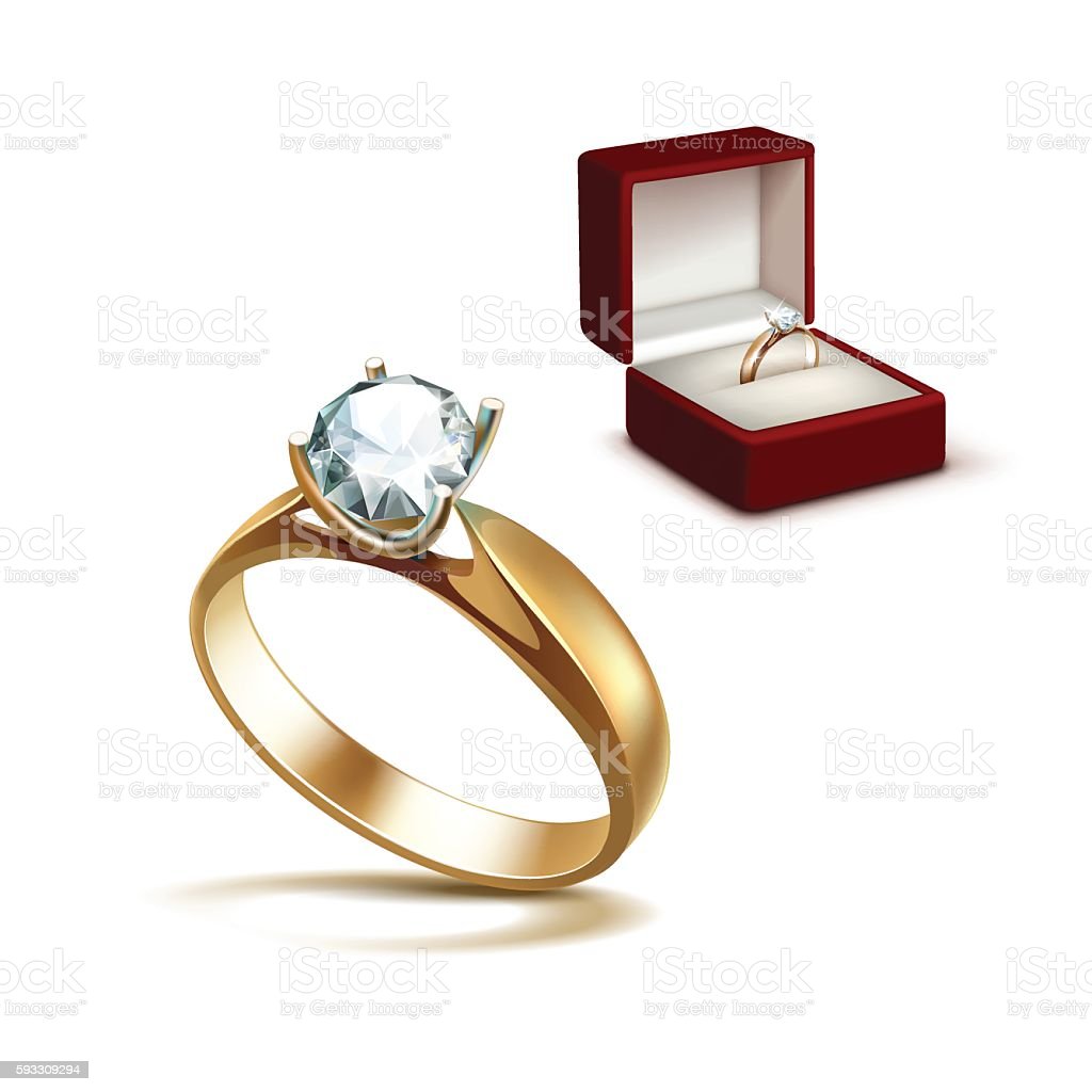 Detail Gambar Cincin Tunangan Di Dalam Kotak Nomer 40