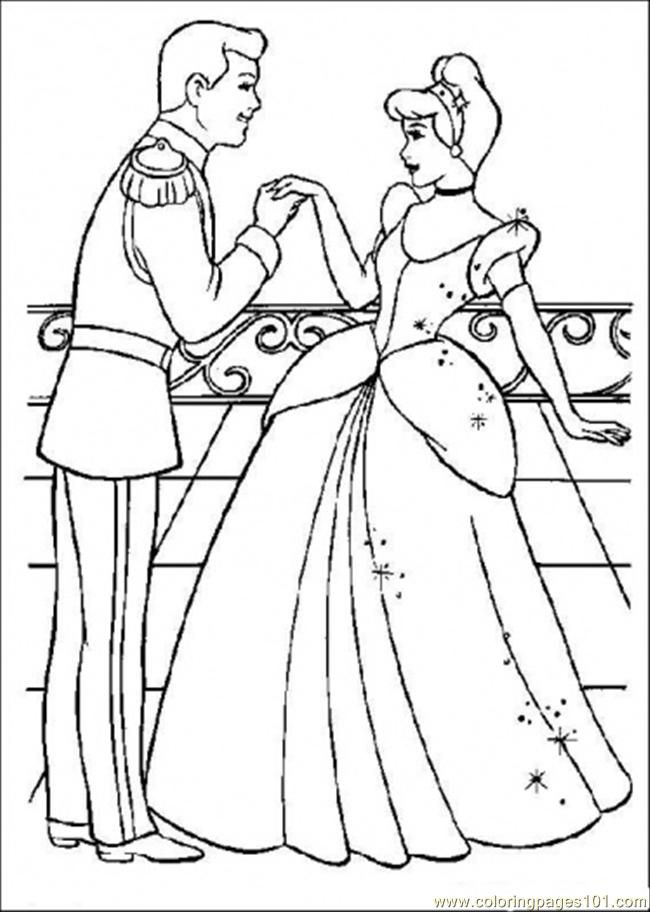 Detail Gambar Cinderella Untuk Mewarnai Nomer 15