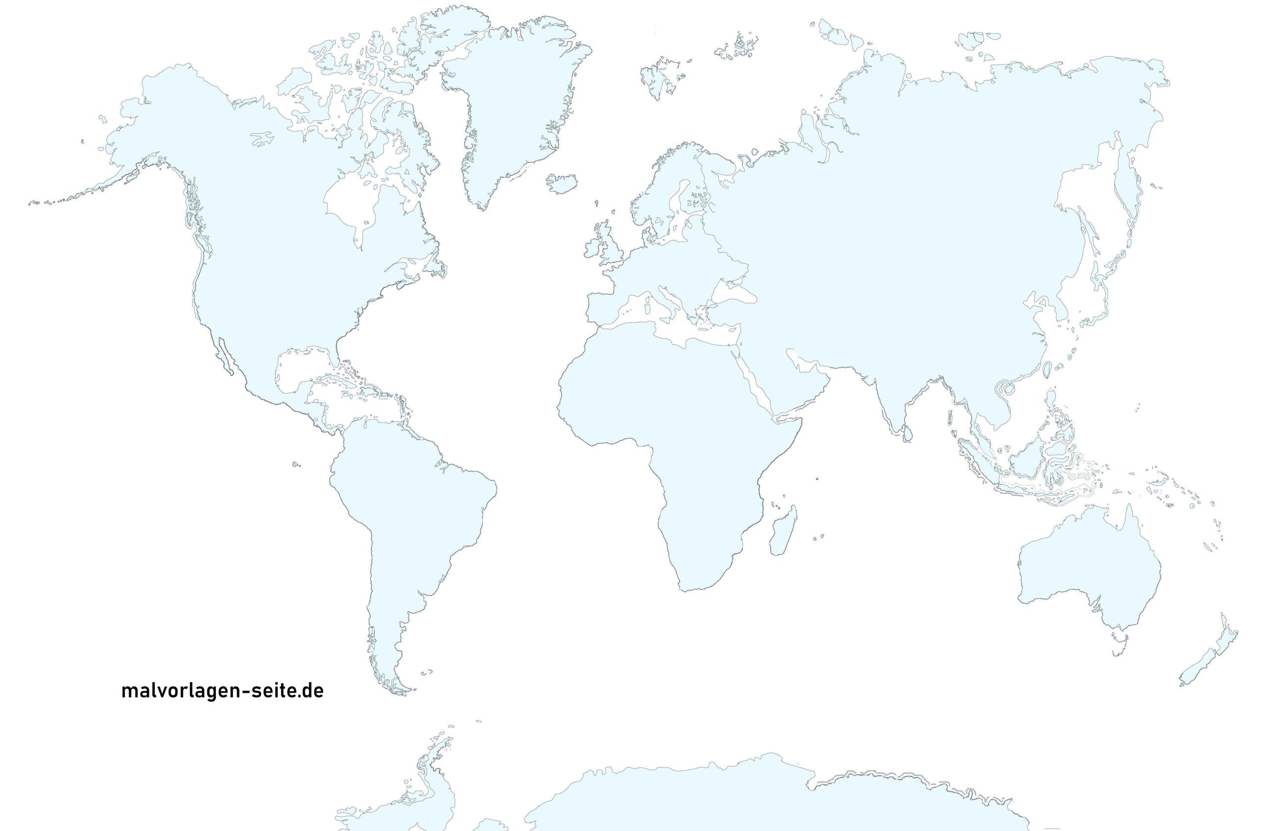 Weltkarte Zum Ausschneiden - KibrisPDR