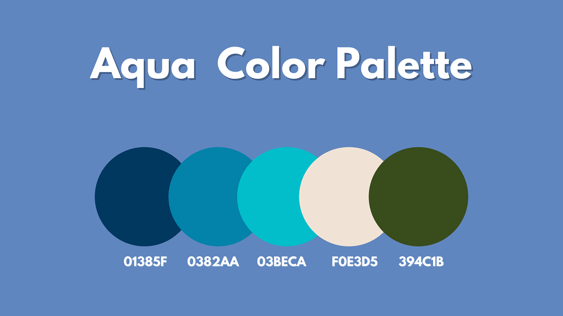 Detail Aqua Farbe Nomer 19