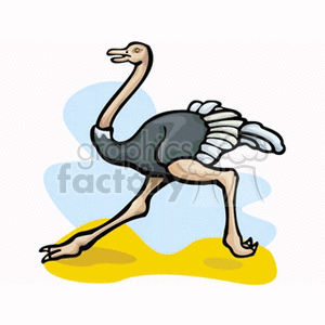 Detail Cartoon Ostrich Head In Sand Nomer 23