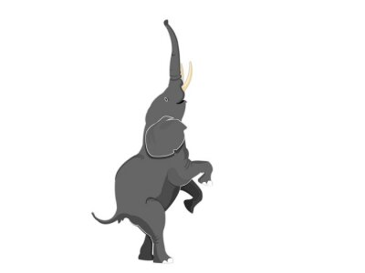 Detail Elefant Mit 2 Beinen Nomer 2