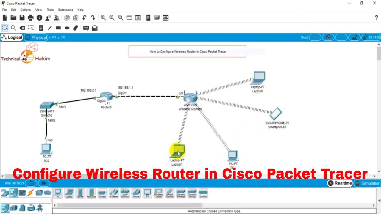 Detail Gambar Cisco Packet Tracer Nomer 10
