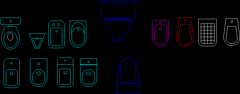 Detail Gambar Closet Jongkok Autocad Nomer 12