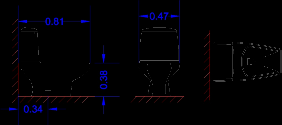 Detail Gambar Closet Jongkok Autocad Nomer 18