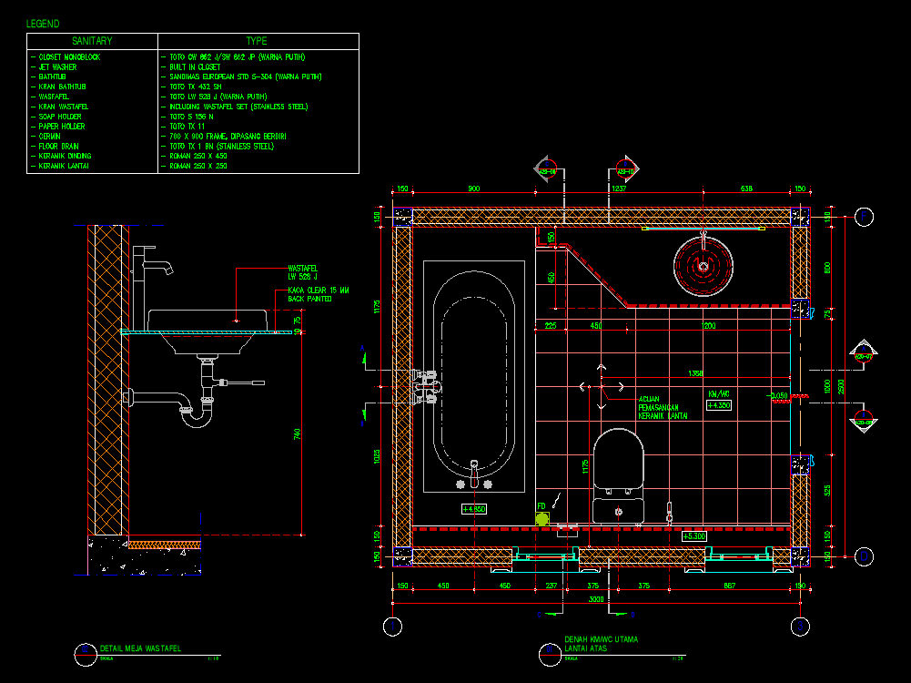 Detail Gambar Closet Jongkok Autocad Nomer 53