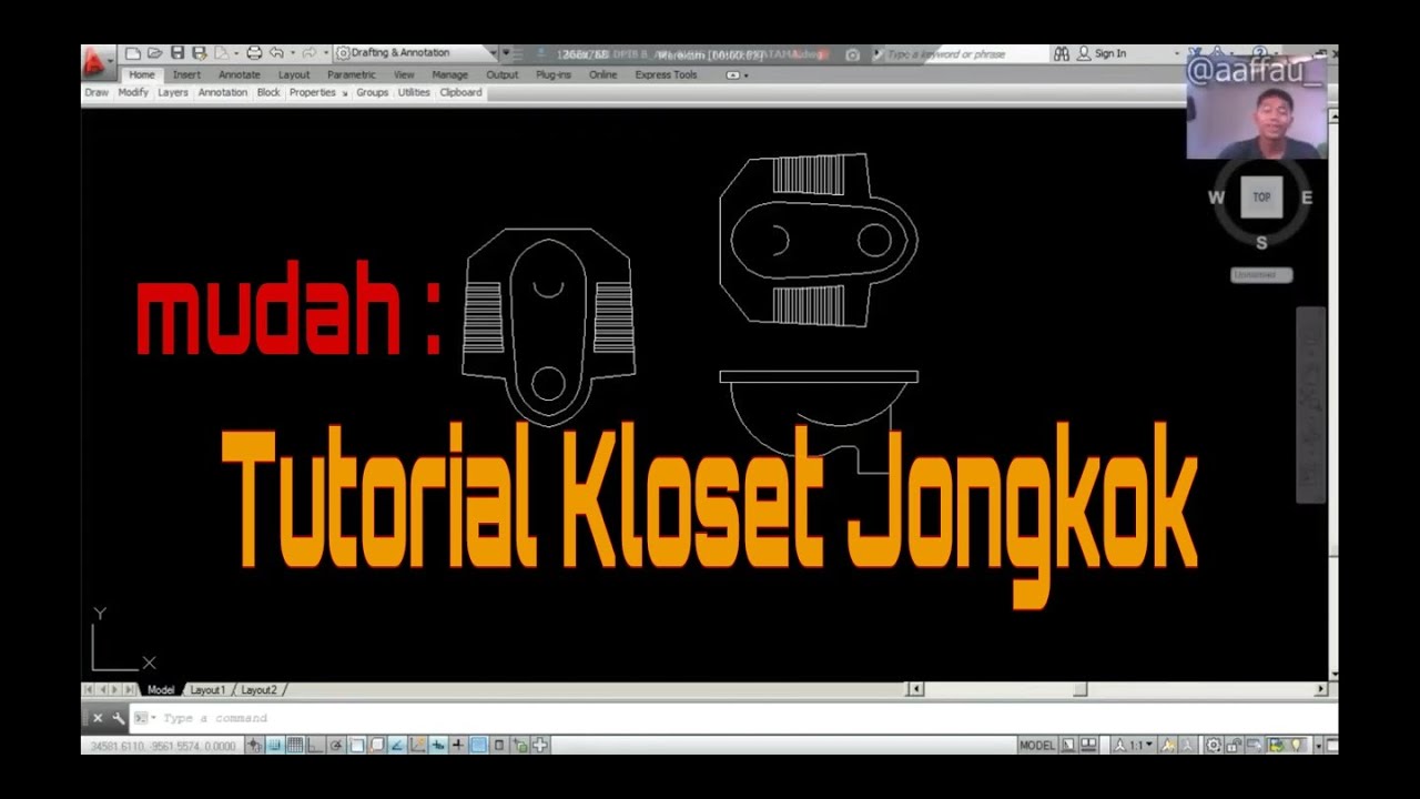 Detail Gambar Closet Jongkok Autocad Nomer 55