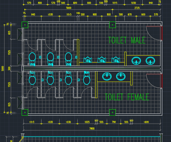 Gambar Closet Jongkok Autocad  55+ Koleksi Gambar