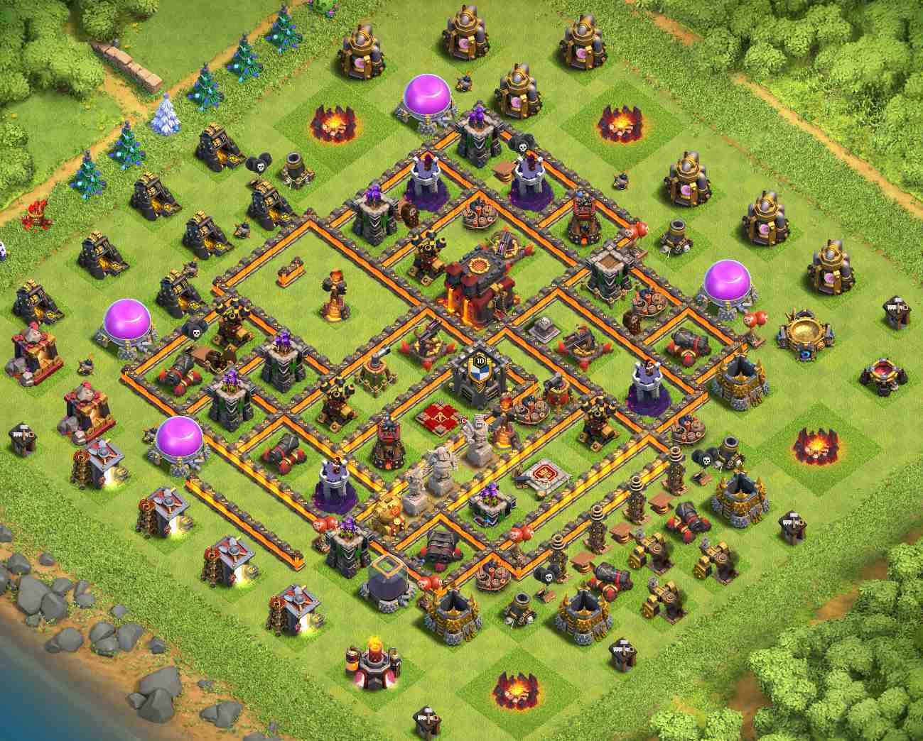 Detail Gambar Coc Th 10 Nomer 12