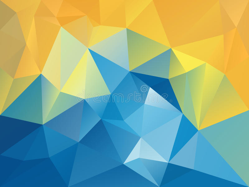 Detail Gambar Colourful Polygonal Blue Nomer 57