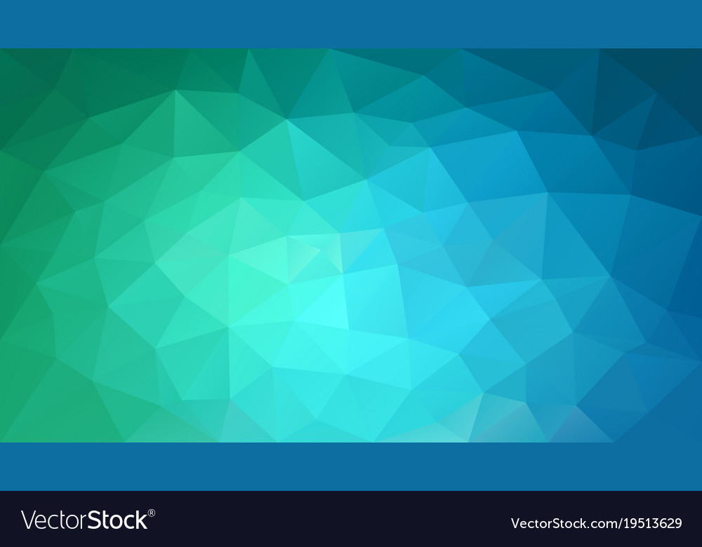 Gambar Colourful Polygonal Blue Green - KibrisPDR