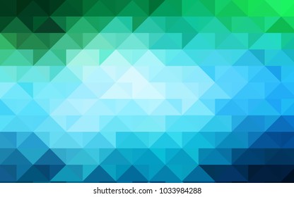 Detail Gambar Colourful Polygonal Blue Green Nomer 2