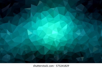 Detail Gambar Colourful Polygonal Blue Green Nomer 20