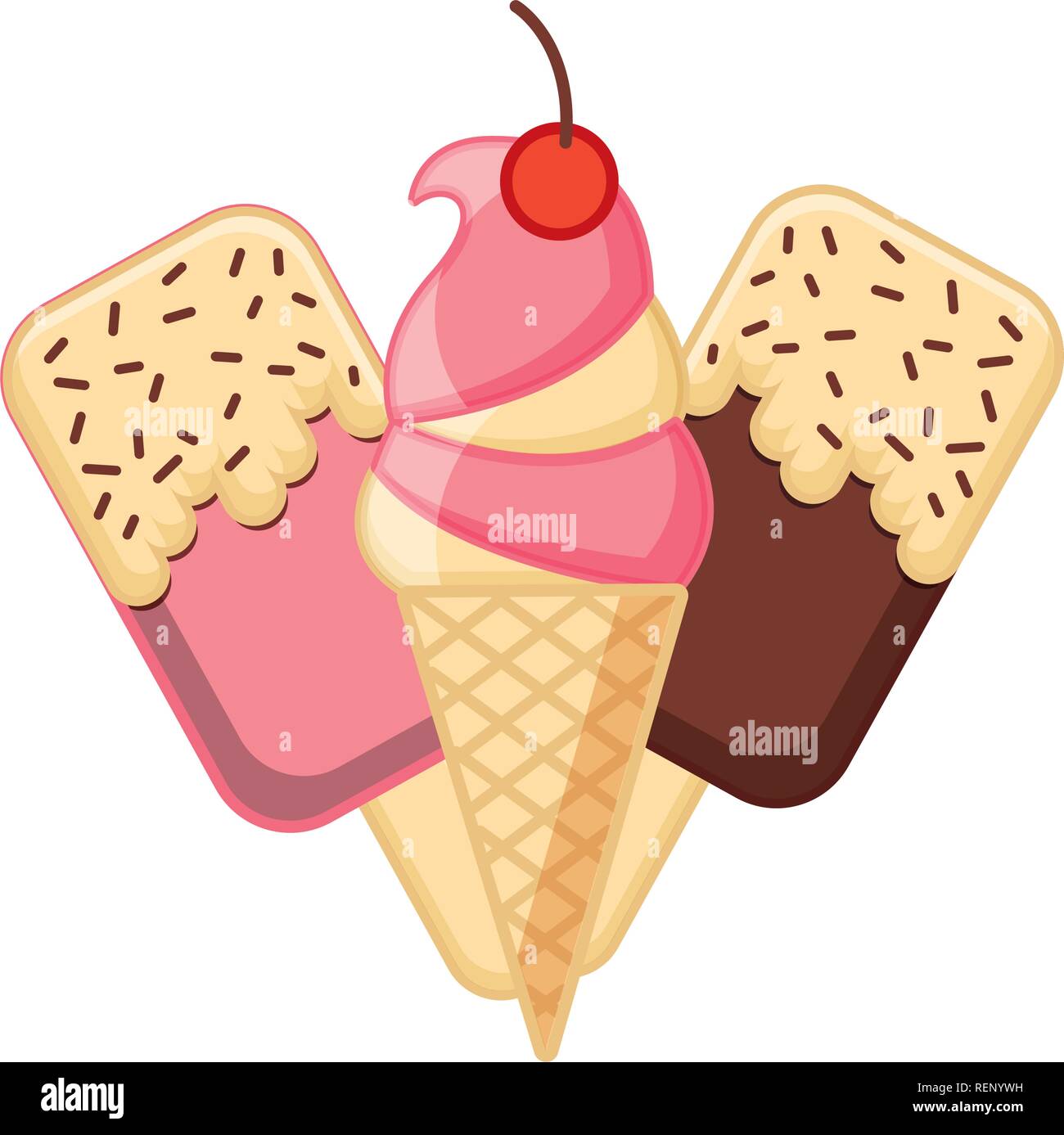 Detail Gambar Cone Ice Cream Nomer 34