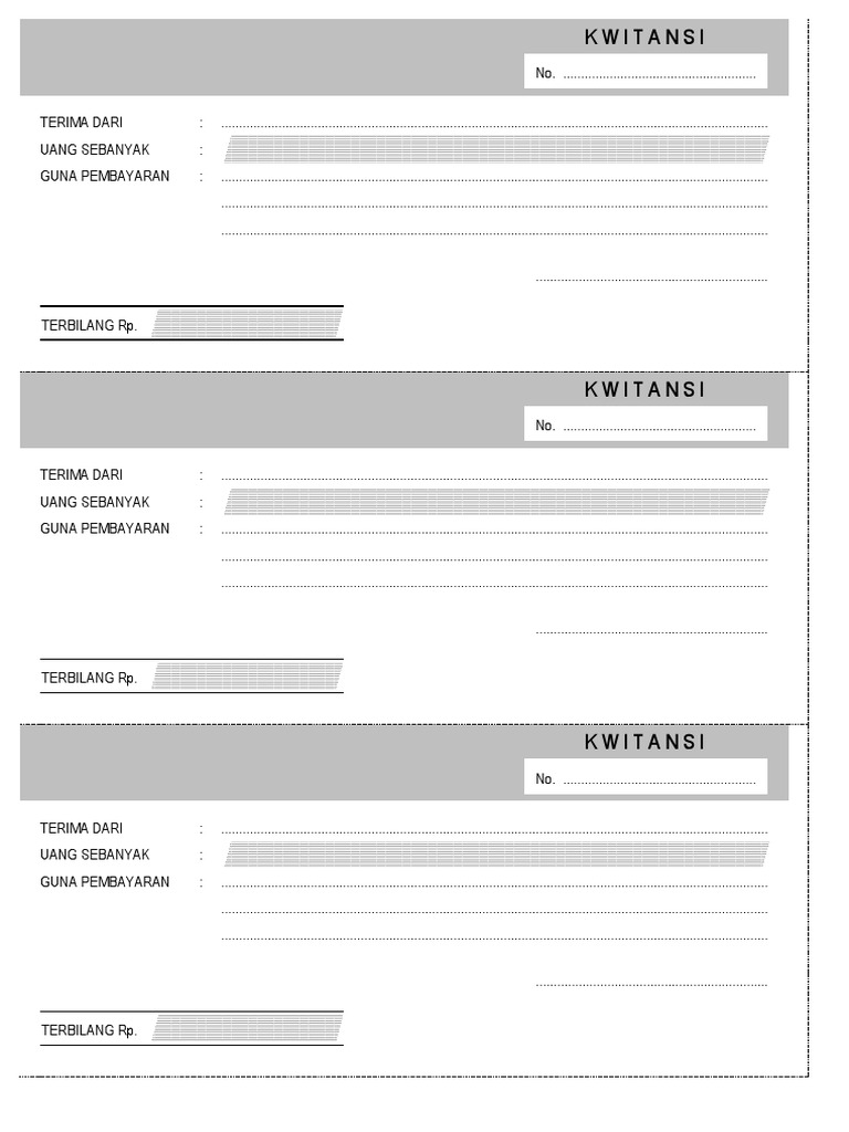 Detail Gambar Contoh Kwitansi Nomer 50