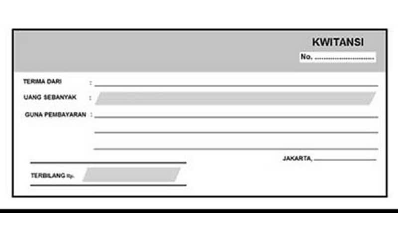 Detail Gambar Contoh Kwitansi Nomer 7