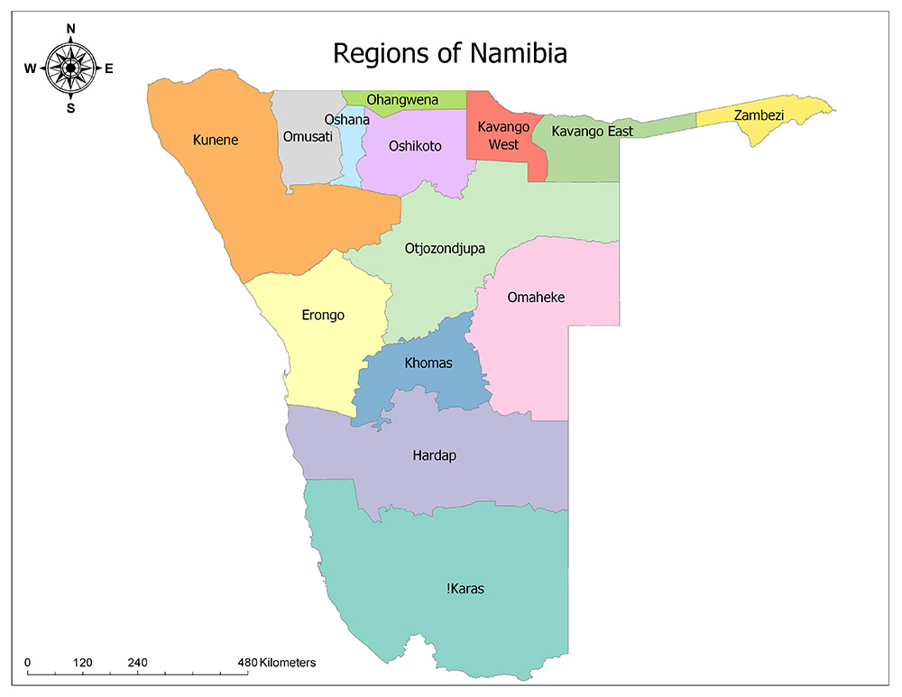 Detail Karte Namibia Nomer 9