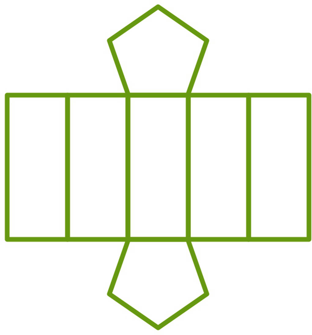 Detail Netz Dreiecksprisma Nomer 9