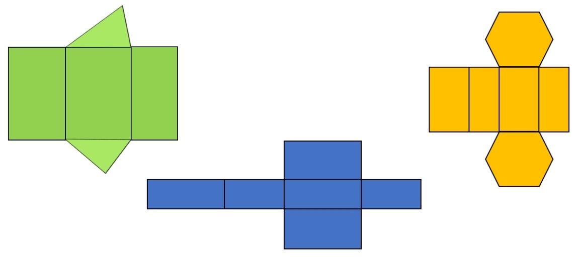 Detail Netz Dreiecksprisma Nomer 2
