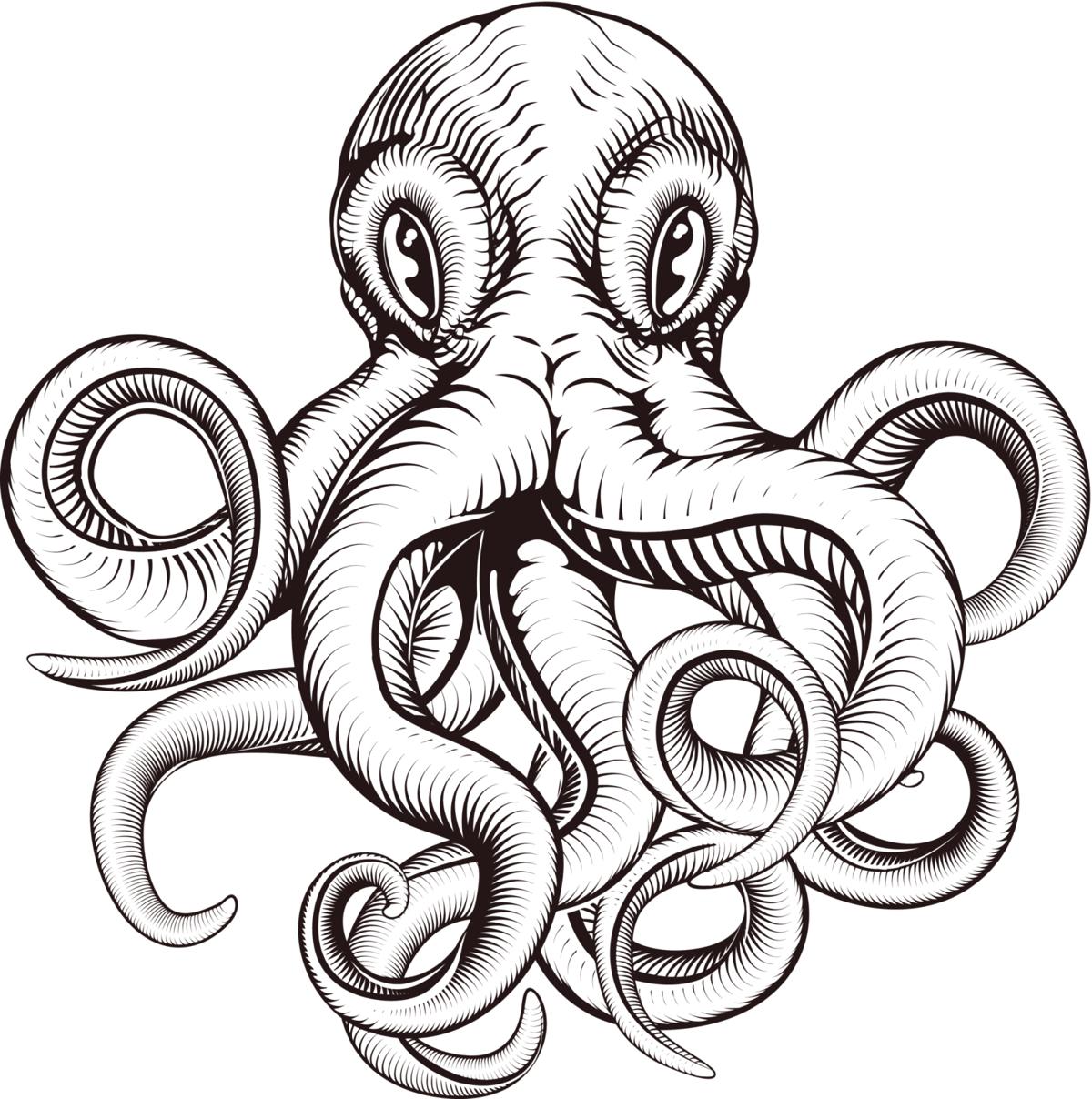 Octopus Tattoo Vorlage 25+ Koleksi Gambar