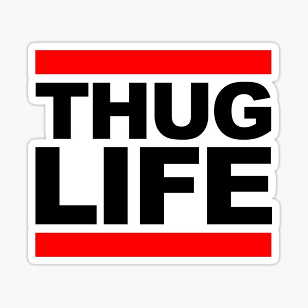 Detail Thug Life Schrift Nomer 10