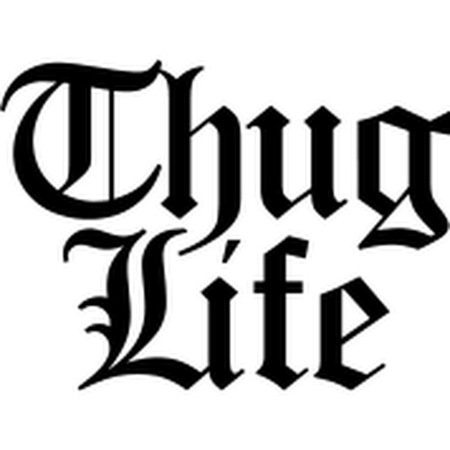 Detail Thug Life Schrift Nomer 18