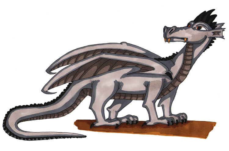 Detail Drache Gezeichnet Nomer 6