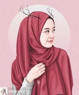 Detail Gambar Corel Muslimah Cantik Nomer 22