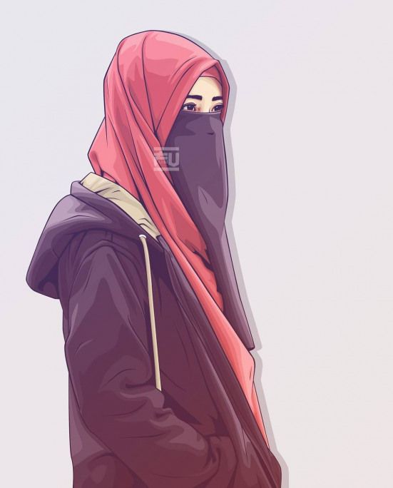 Detail Gambar Corel Muslimah Cantik Nomer 47