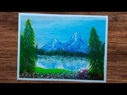 Detail Gambar Crayon Pemandangan Nomer 51