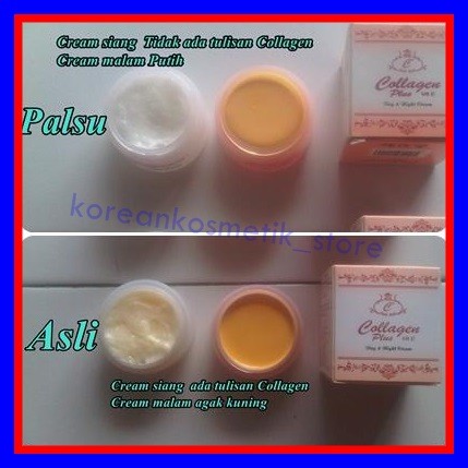 Detail Gambar Cream Collagen Asli Dan Palsu Nomer 4