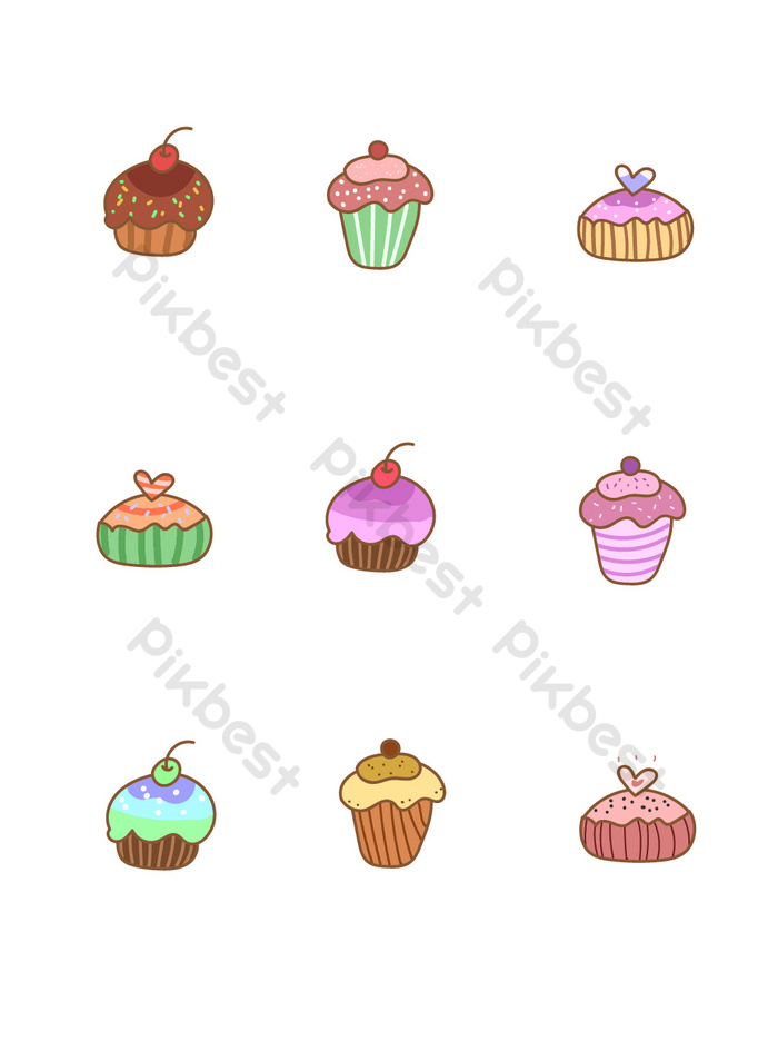 Detail Gambar Cup Cake Animasi Nomer 15