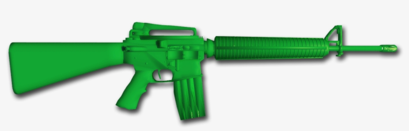 Detail M16 Machine Gun Nomer 14